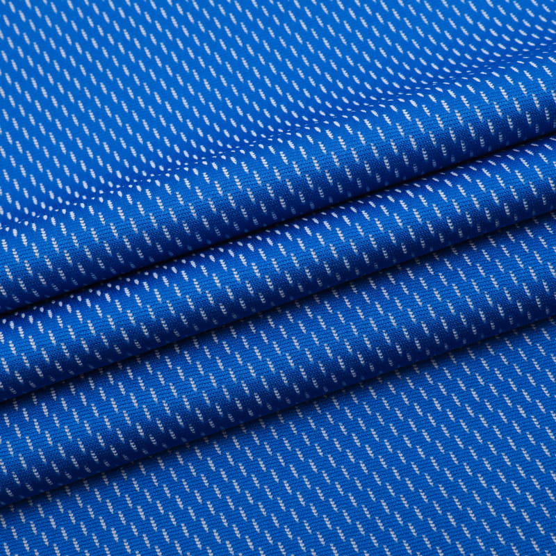 190 g/m² 100% kationische polyester 2-kleurige Bird Eye mesh-stof